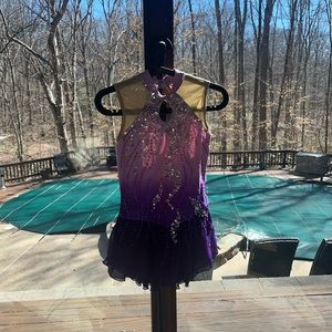 Dance ballet baton ice skating costume